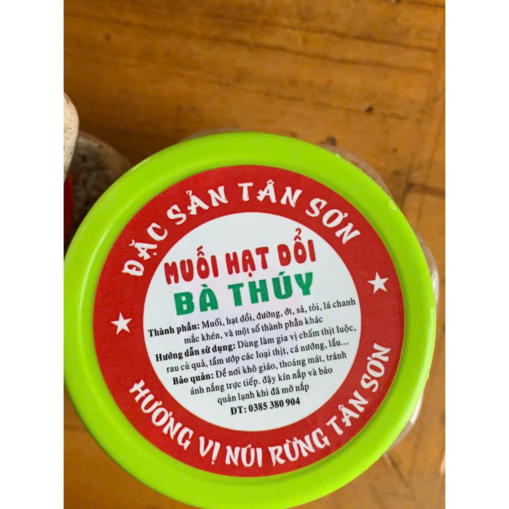 Muối Hạt Dổi Lai Đồng, Phú Thọ – Đặc Sản Tây Bắc Chấm Gà Luộc
