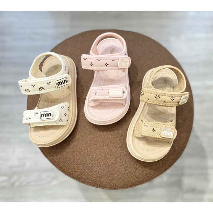 Sandal bé gái, Sandal đi học bé gái, Sandal quai dán, Dép quai hậu bé gái size 21-37