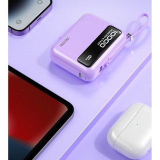 Cục Tích Điện WEKOME WP-34 10000mAh USB QC 22.5W, TypeC PD 20W, Kèm 2 cáp sạc - Nhất Tín Computer