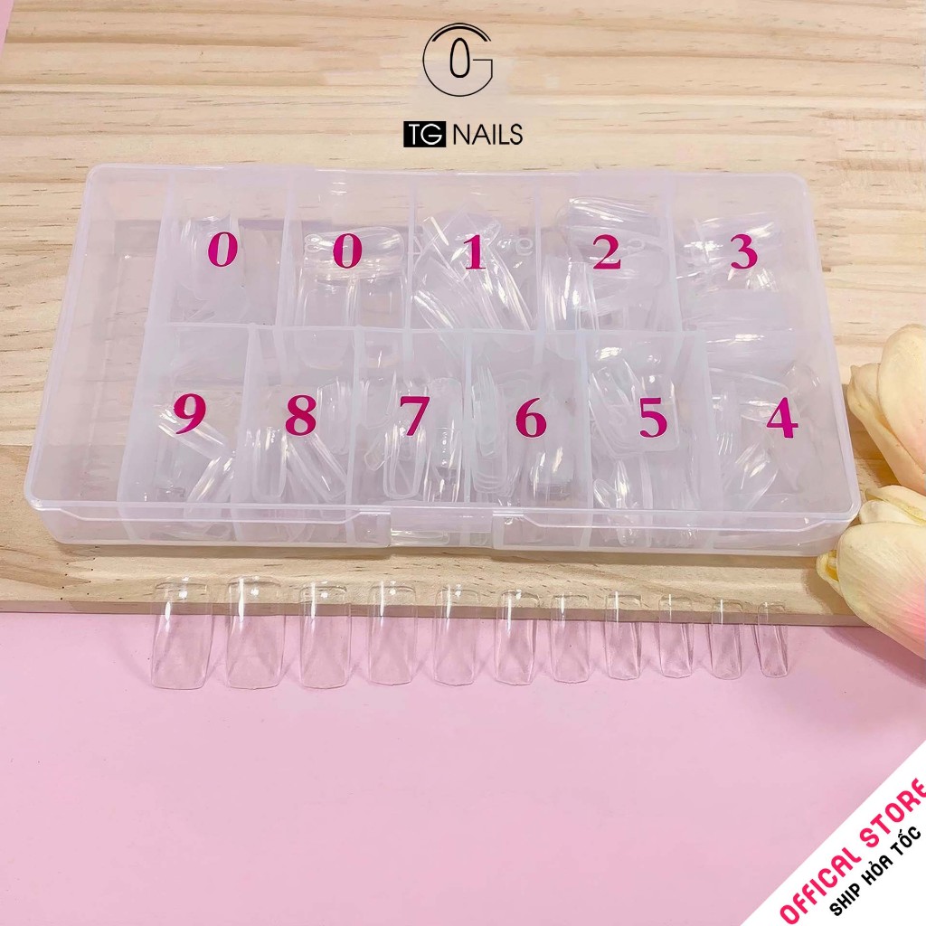 Móng úp chân loại dài đủ size từ 0-9