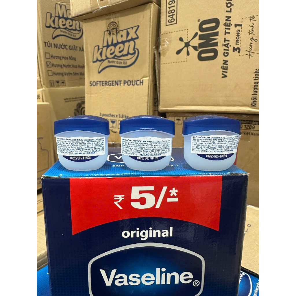 Sáp dưỡng ẩm đa năng size du lịch Vaseline Original Protecting Jelly 5.5g