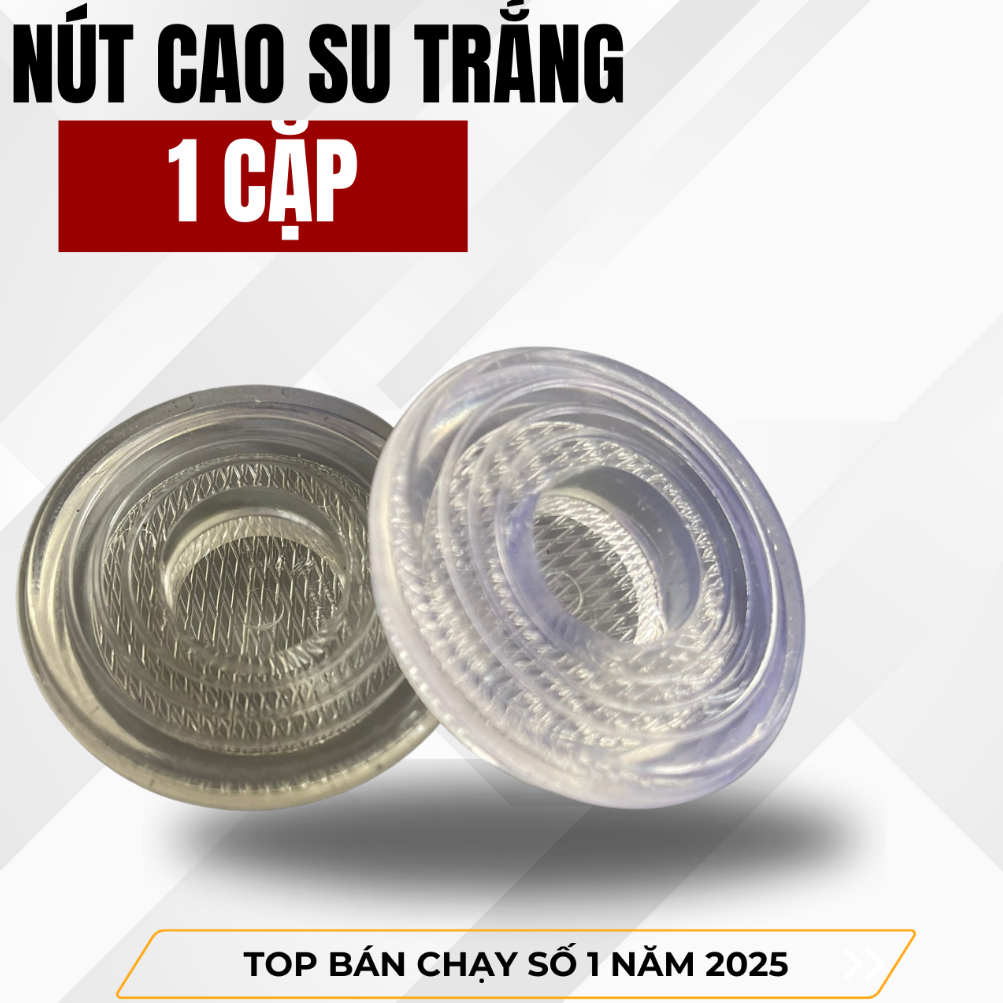 Nút cao su Xà Đơn (1 cặp) 💎FREESHIP💎 Núm mút cao su phụ kiện gắn đầu xà đơn