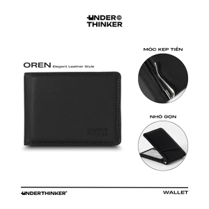 Ví Bóp Da PU Nam Nữ Nhỏ Gọn Mini OREN V1 Đựng Thẻ Nhiều Ngăn Unisex | UNDER THINKER
