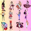 Set Sticker Nhân vật nữ One Piece Chống Nước Dán Laptop Vali Mũ Bảo Hiểm Sổ Tay