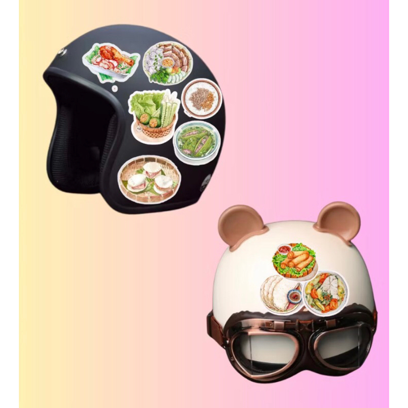set 100 sticker món ăn việt nam
