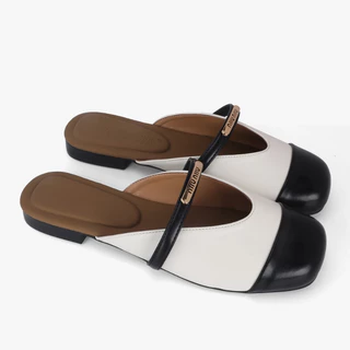 Dép Bít Mũi Hạnh Dung Two Toned Niiu Niiu HD1183AV