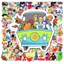 Set 100 Sticker Các nhân vật phim hoạt hình huyền thoại Chống Nước Dán Laptop Vali Mũ Bảo Hiểm Sổ Tay