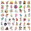 Set 100 Sticker Các nhân vật phim hoạt hình huyền thoại Chống Nước Dán Laptop Vali Mũ Bảo Hiểm Sổ Tay