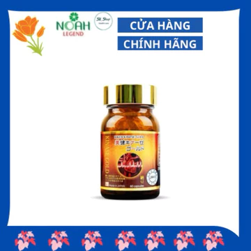 Viên uống phòng chống đột quỵ, lưu thông máu, tan cục máu đông BIKEN KINASEGOLD, lọ 60 viên