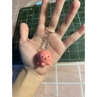 [Handmade]Móc khoá đất sét Takopi