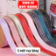 5 mét Ruy băng lụa bản 2,5cm in chữ Always By Your Side nhiều màu sắc