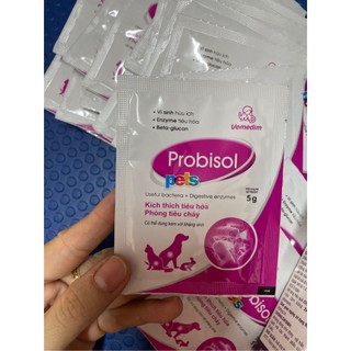 Combo 10 gói Men tiêu hoá cho chó mèo Probisol - Hỗ trợ tiêu hoá, bổ sung Vitamin cho chó mèo