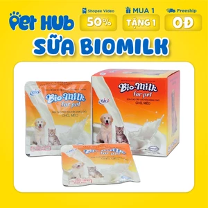 Sữa Bio Milk Cao Cấp 100g Cung Cấp Canxi Cho Chó Mèo Con Sơ Sinh, Thú Cưng Mang Bầu Biếng Ăn