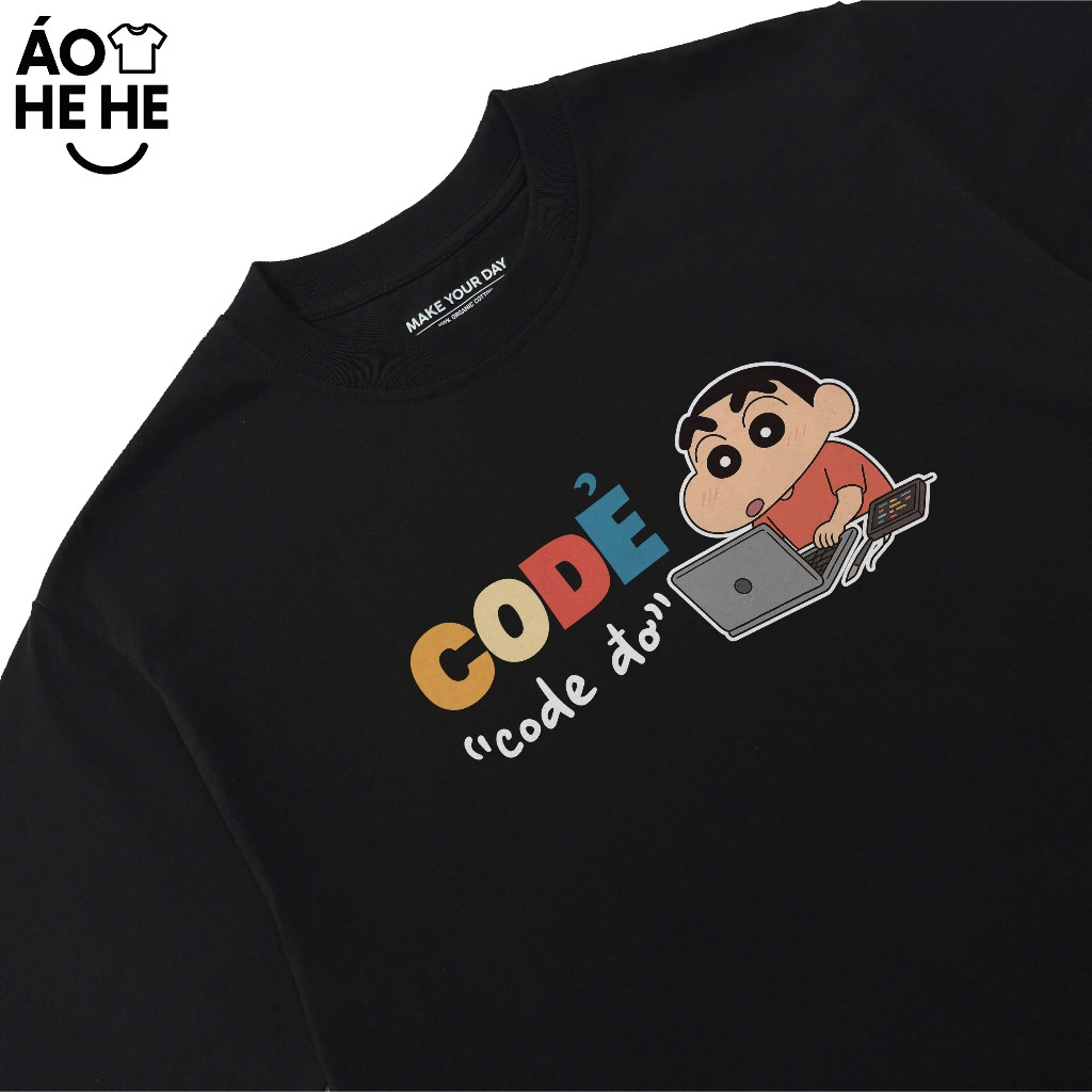Áo Thun Hài Hước Code Đơ Câu Nói Hài Nghề Nghiệp Công Việc Form Rộng Cotton 250gsm In Theo Yêu Cầu