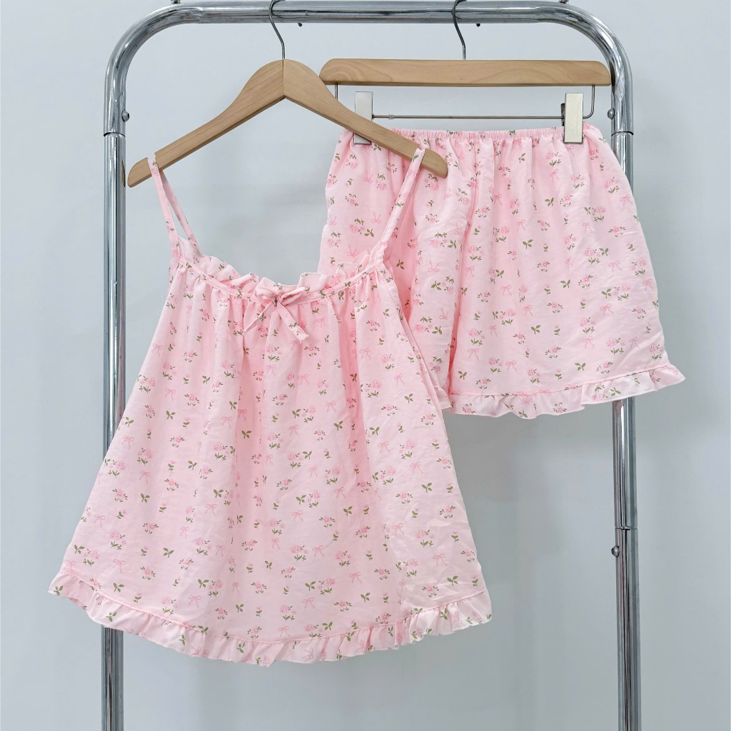 Cotton Hoa nhí hồng
