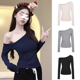 ÁO THUN NỮ LỆCH VAI QC