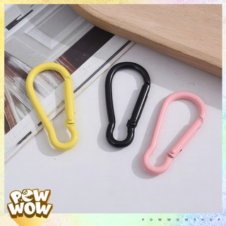 Phụ Kiện Móc Carabiner Trang Trí Phong Cách Đơn Giản Nhiều Màu Sử Dụng Móc Túi Xách / Balo / Móc Khoá