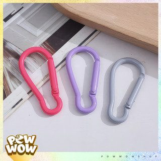 Phụ Kiện Móc Carabiner Trang Trí Phong Cách Đơn Giản Nhiều Màu Sử Dụng Móc Túi Xách / Balo / Móc Khoá