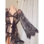 Hoả tốc - sẵn hàng sx833 - Choàng ngủ ren kèm set xuyến thấu - đồ ngủ sexy -KELLYWANG