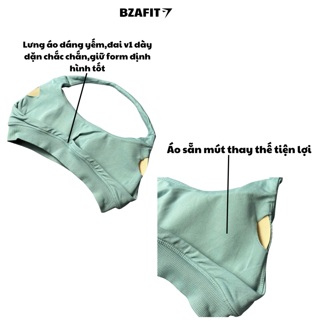 Áo Bra Yếm Tập Gym,Yoga Yếm Chất Dệt Kim Co Giãn 4 Chiều GB233