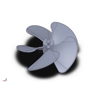 🔥 Chân Vịt 5 Cánh Trục 4mm/5mm In 3D Đặc 100% – Chân Vịt Tàu Cano Ghe salan Thuyền RC  – Siêu Bền ⚙️