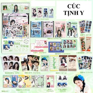 [xanh dương] Túi quà tặng Cúc Tịnh Y Cecily / Card ID bookmark tem thẻ card vé - set combo quà Ju Jing Yi 2026 TQ70