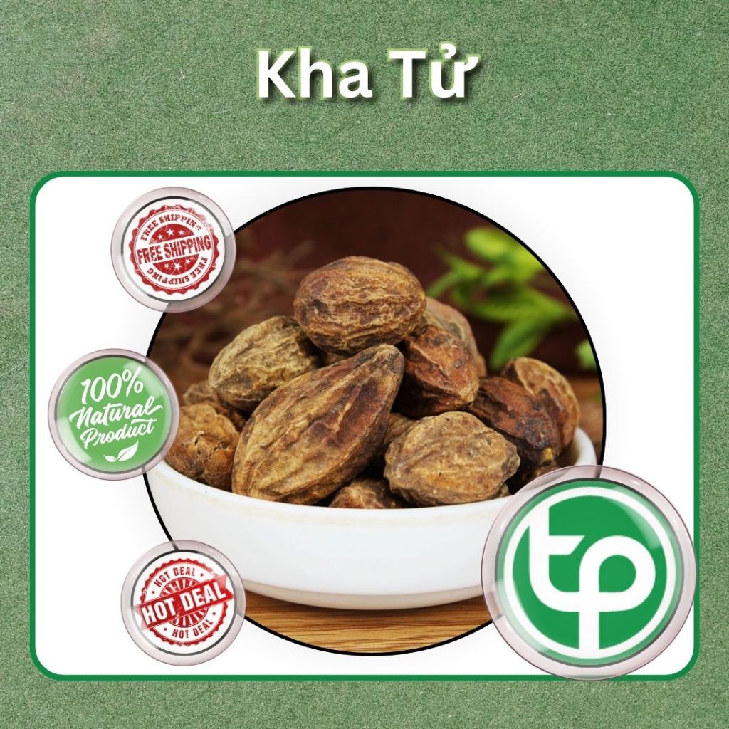 [Túi 1kg] - Kha tử sấy khô hàng sạch thơm cao cấp - Thảo Dược THAPHACO