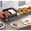 Bếp lẩu nướng đa năng 2IN1 - Nồi lẩu nướng phủ men chống dính CAO CẤP, công suất 1500W phù hợp 5-6 người dùng