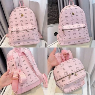 Balo nữ Hello kitty size 40 đựng vừa A4, các loại sách vở, chất da Pu cao cấp chống thấm nước, đi học, đi chơi