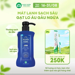 Dầu gội dược liệu Nguyên Vương Sảng khoái dành cho nam chai 250ml - Hương sảng khoái
