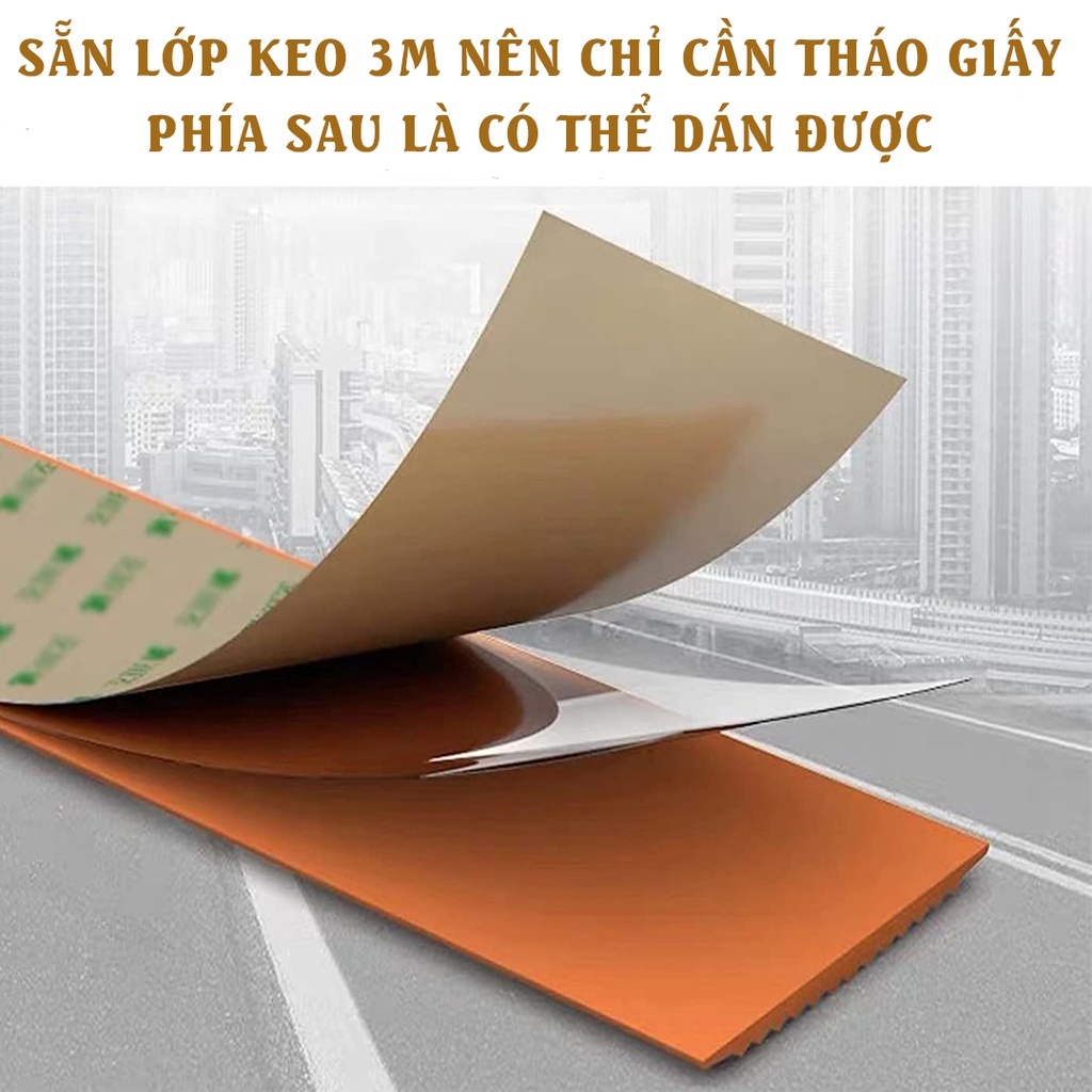Băng Keo Chống Trượt, Miếng Dán Bậc Cầu Thang Bằng Nhựa PVC Dài 1 Mét Sẵn Keo 3M Siêu Dính