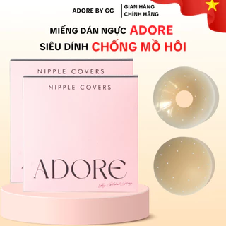 Miếng Dán Ngực Adore Chống Đọng Mồ Hôi, Dán Ngực Siêu Dính Tàng Hình Có Lỗ Thoáng Khí Chính Hãng