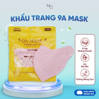 200 chiếc khẩu trang 9A Bảo Minh 5 lớp kháng khuẩn, lọc bụi ,an toàn cho da nhạy cảm