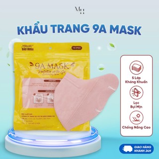 200 chiếc khẩu trang 9A Bảo Minh 5 lớp kháng khuẩn, lọc bụi ,an toàn cho da nhạy cảm