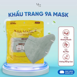 200 chiếc khẩu trang 9A Bảo Minh 5 lớp kháng khuẩn, lọc bụi ,an toàn cho da nhạy cảm
