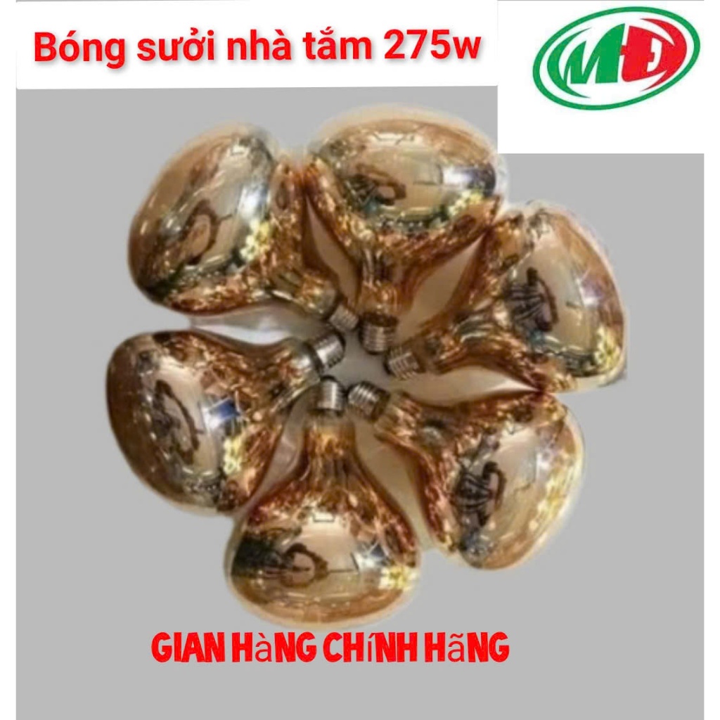 Bóng đèn sưởi nhà tắm 275w chính hãng, Bóng sưởi phòng tắm,Bóng sưởi ấm gia súc gia cầm