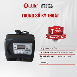 Van tự động Clack WS1TC F34 dùng cho hệ lọc tổng, lọc nước giếng khoan, nước máy