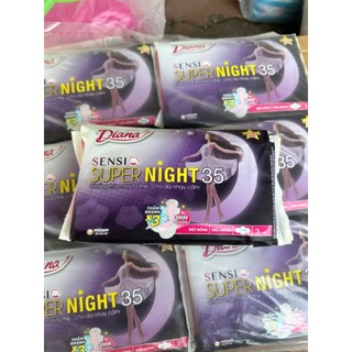 Băng vệ sinh Diana Sensi Night ban đêm 35cm 3 miếng/gói