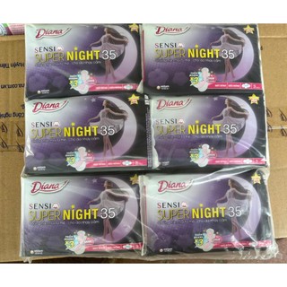 Băng vệ sinh Diana Sensi Night ban đêm 35cm 3 miếng/gói