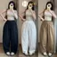 Quần Kaki Nữ Hari Harem Túi Ngang Cạp Bán Chun Form Rộng Hot Trend