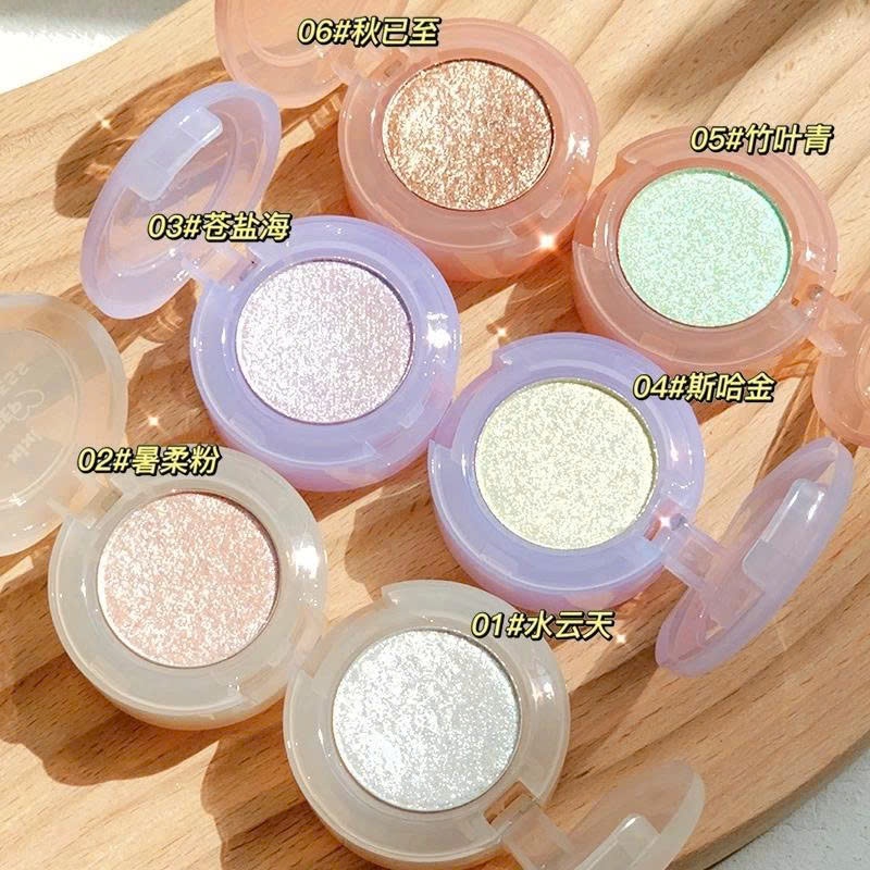 Nhũ Mắt XIXI D559 Highlight Phấn Mắt Đơn Sắc Bắt Sáng Ánh Kim Tuyến Lấp Lánh