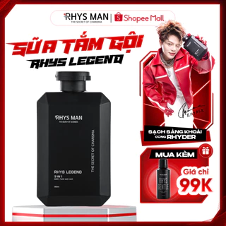 Sữa tắm gội nam 3in1 RHYS MAN hương nước hoa Rhys Legend 350ml