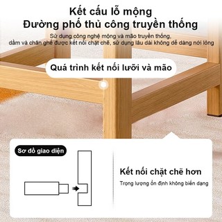 Panda ghế gỗ ghế trẻ em Ghế thấp tựa lưng gỗ nguyên khối cho trẻ em góc bo tròn chống va chạm
