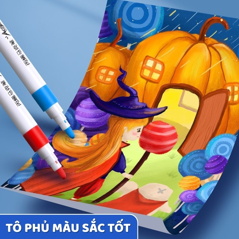 Bút Màu Acrylic 48 Màu – Dành Cho Học Sinh, Sinh Viên, Người Yêu Vẽ Thỏa Sức Sáng Tạo