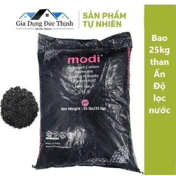 Bao 25kg than hoạt tính Ấn Độ lọc nước khử mùi nước, lọc nước giếng khoan lọc thô.
