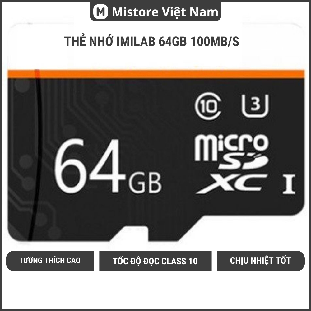 Thẻ nhớ Imilab 64GB Micro TF tốc độ cao 100Mb/s | Shopee Việt Nam