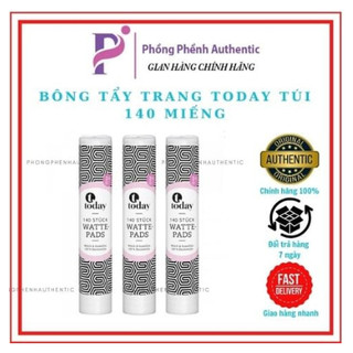 BÔNG TẨY TRANG TETRA-TRUMA LE SOIN LARETAT PUR TÚI 600 MIẾNG - PHỒNG PHỀNH