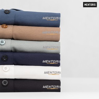 Áo Polo Cotton Nam MENTORIS, Polo Basic, Form Regular Fit, Thoáng Mát, Thấm Hút Mồ Hôi MPL2511R