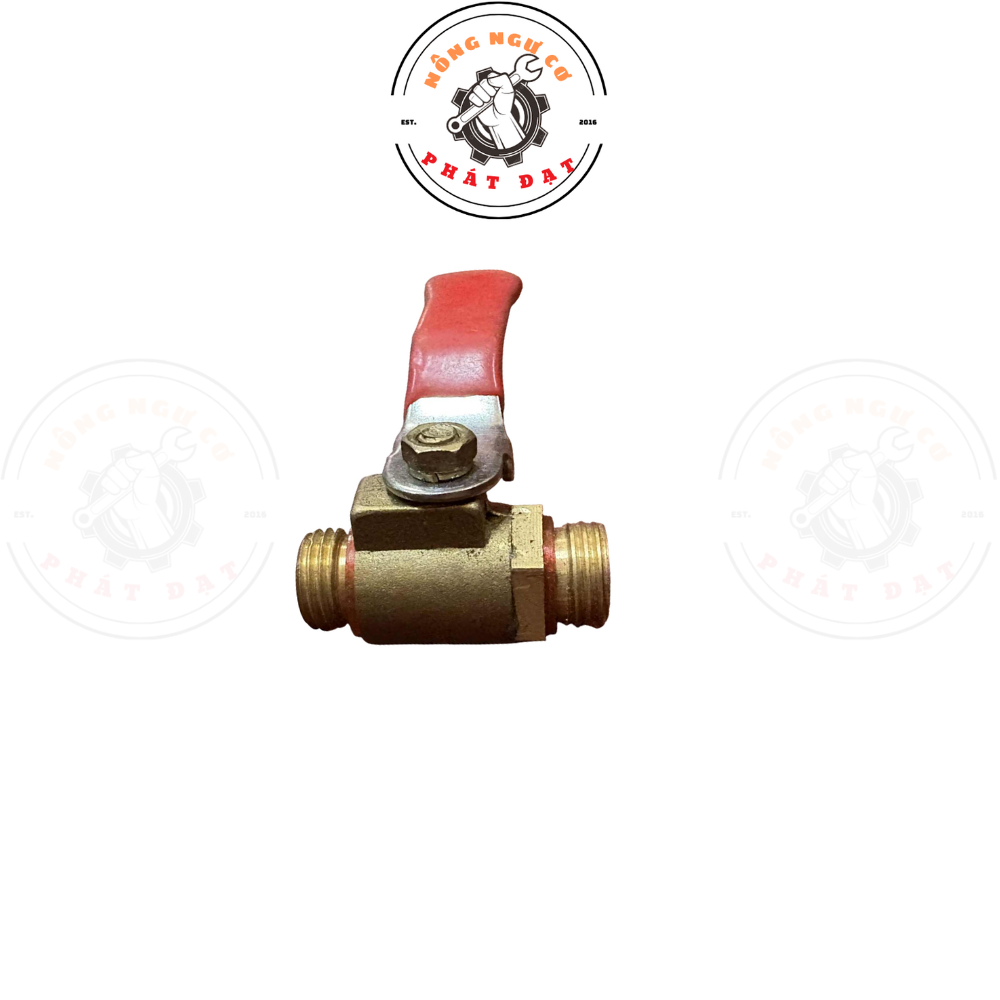 Khóa bi / Van bi CHÍNH HÃNG ren 13.8mm thông dụng, chất liệu thau, chuẩn, bền