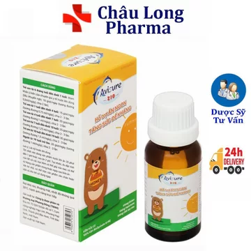 Kẽm Siro Avisure Zio - Bổ sung kẽm hữu cơ cho bé tăng đề kháng , ăn ngon hấp thu tốt
